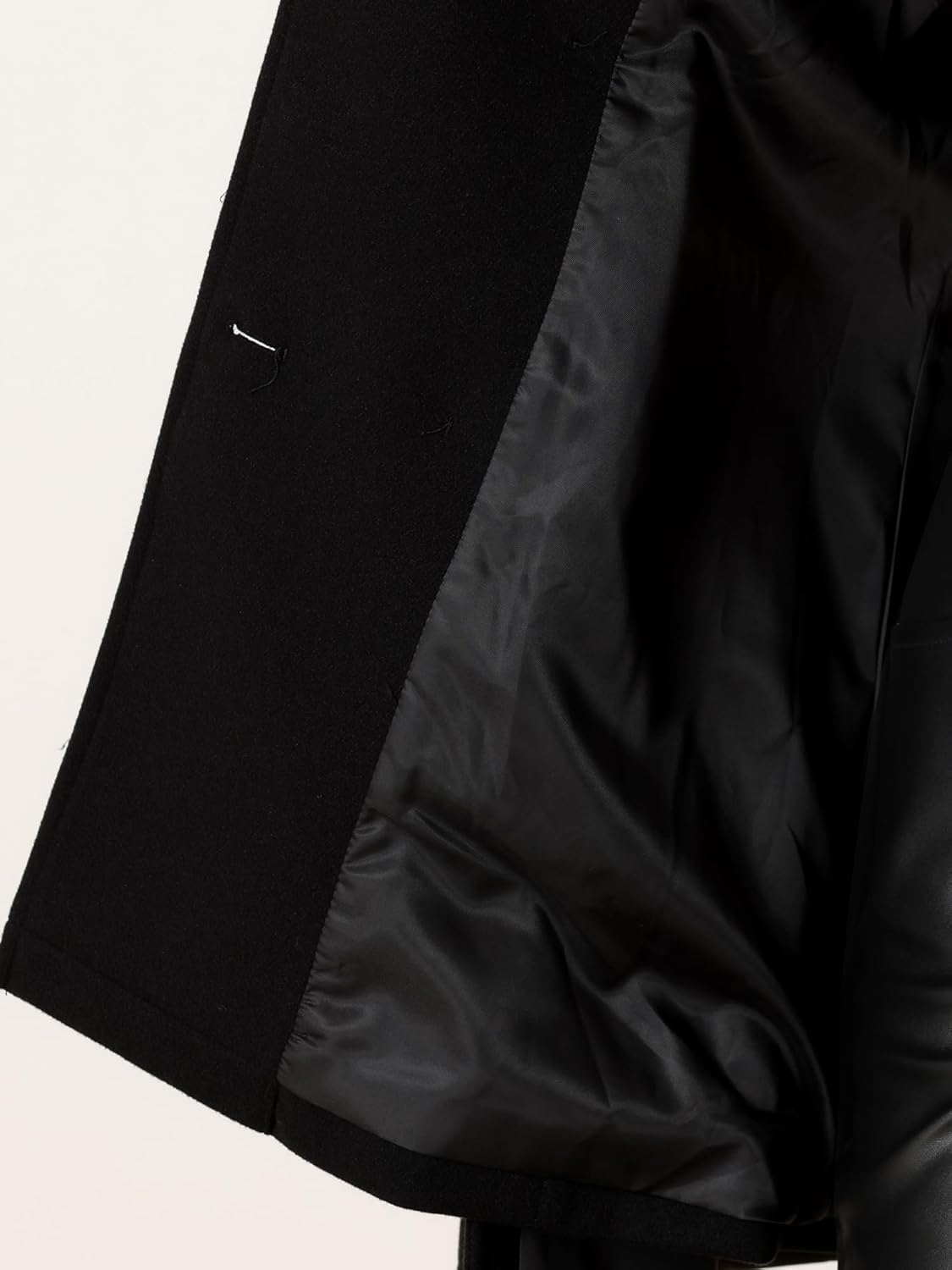 Allegra K Cape Coats for Women's Winter Vintage Slit Sleeve Double Breasted Cloak Coat - Image 5