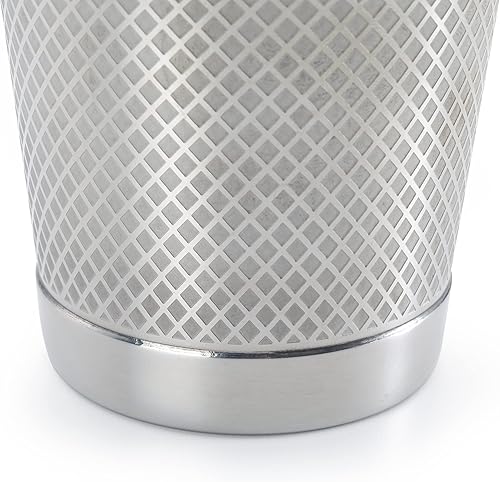 Miniatura 4 de Barfly Agitador de celosía de diamante de 18 oz, acero inoxidable