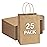 BagDream Small Gift Bags 25Pcs 5.25x3x8 Kraft Brown Paper Bags with Handles, for Small Gifts, Birthday, Wedding Party Favor, Retail Merchandise Paper Sacks