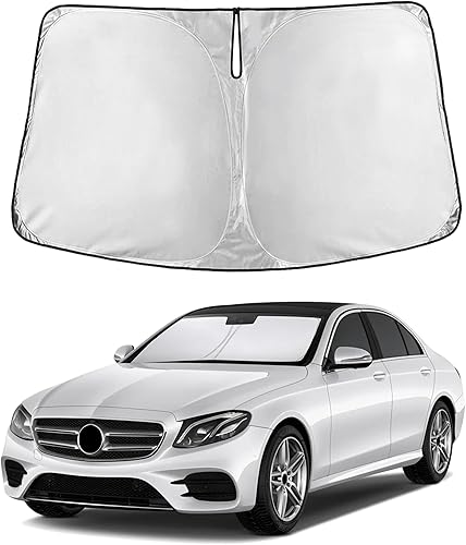 Miniatura 145 de EcoNour Parasol para parabrisas Rivian R1S / R1T 2022-2024 2025 2026, visera solar para parabrisas delantero y ventana, bloqueador de calor UV