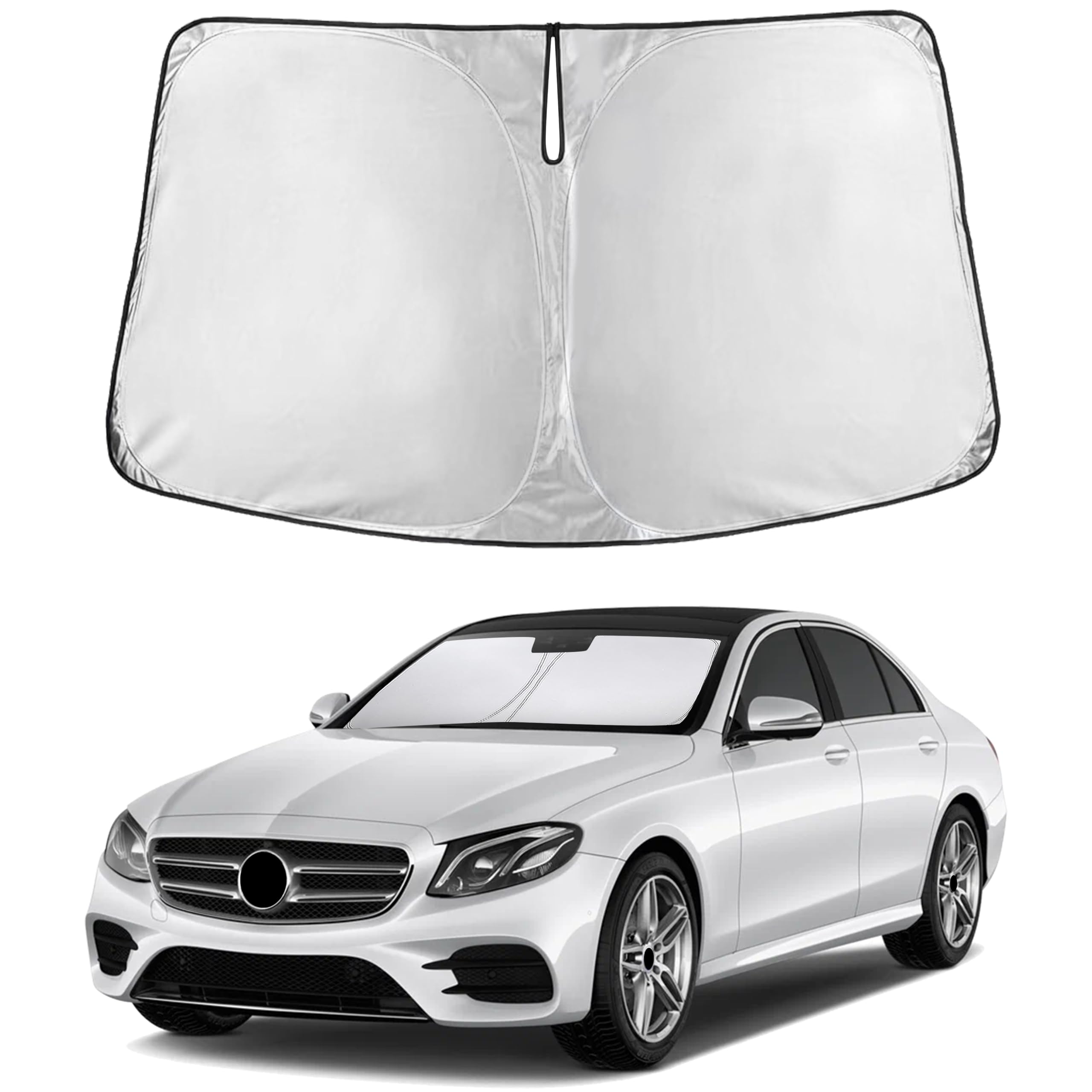 Photo 1 of EcoNour Windshield Sunshade Compatible for Mercedes-Benz E-Class 2010-2016