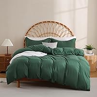 Vista 21 de JSD - Juego de funda de edredón color azul polvo, tamaño individual, 2 piezas, infantil, de microfibra, con funda de almohada, cierre de cremallera