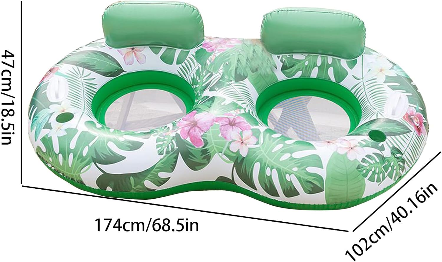 大人向け プール フローティング, PVC エアーマットレス ウォーター フローティング ラウンジャー, 多目的 水遊び 浮遊ベッド