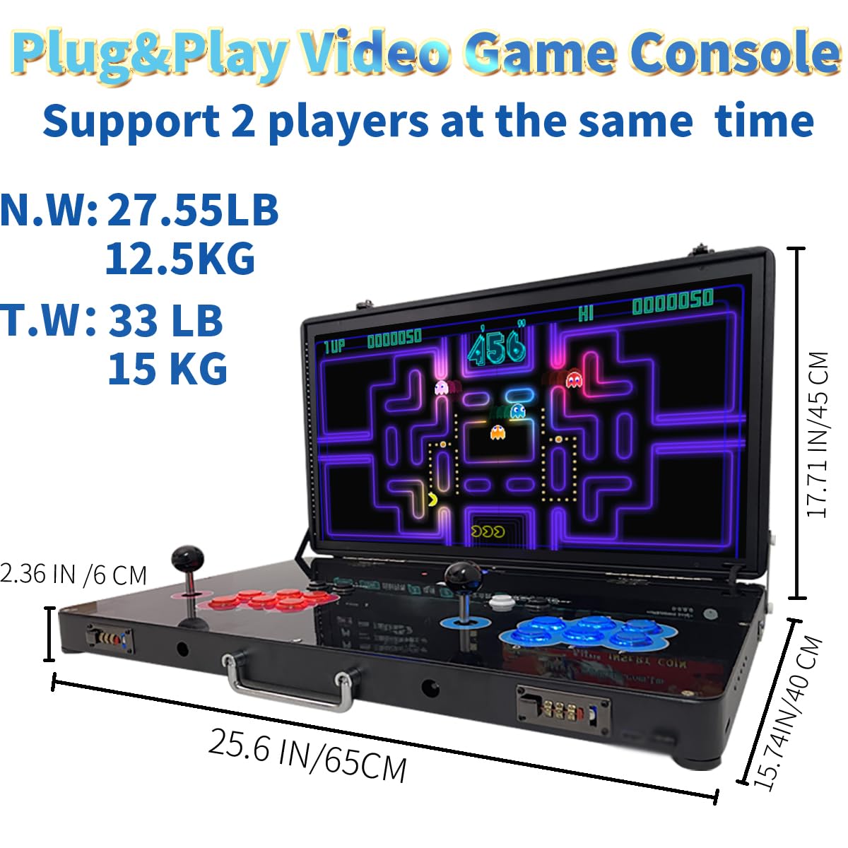 Amazon.com: 23000 in 1 Portable 3D Arcade Game Console 27-inch HD