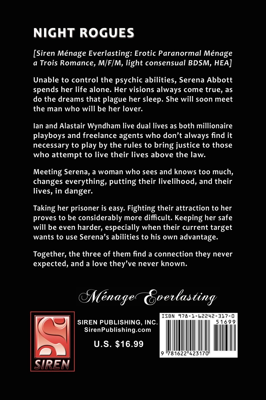 Night Rogues [Night 1] (Siren Publishing Menage Everlasting) (Night, Siren Publishing Menage Everlasting)