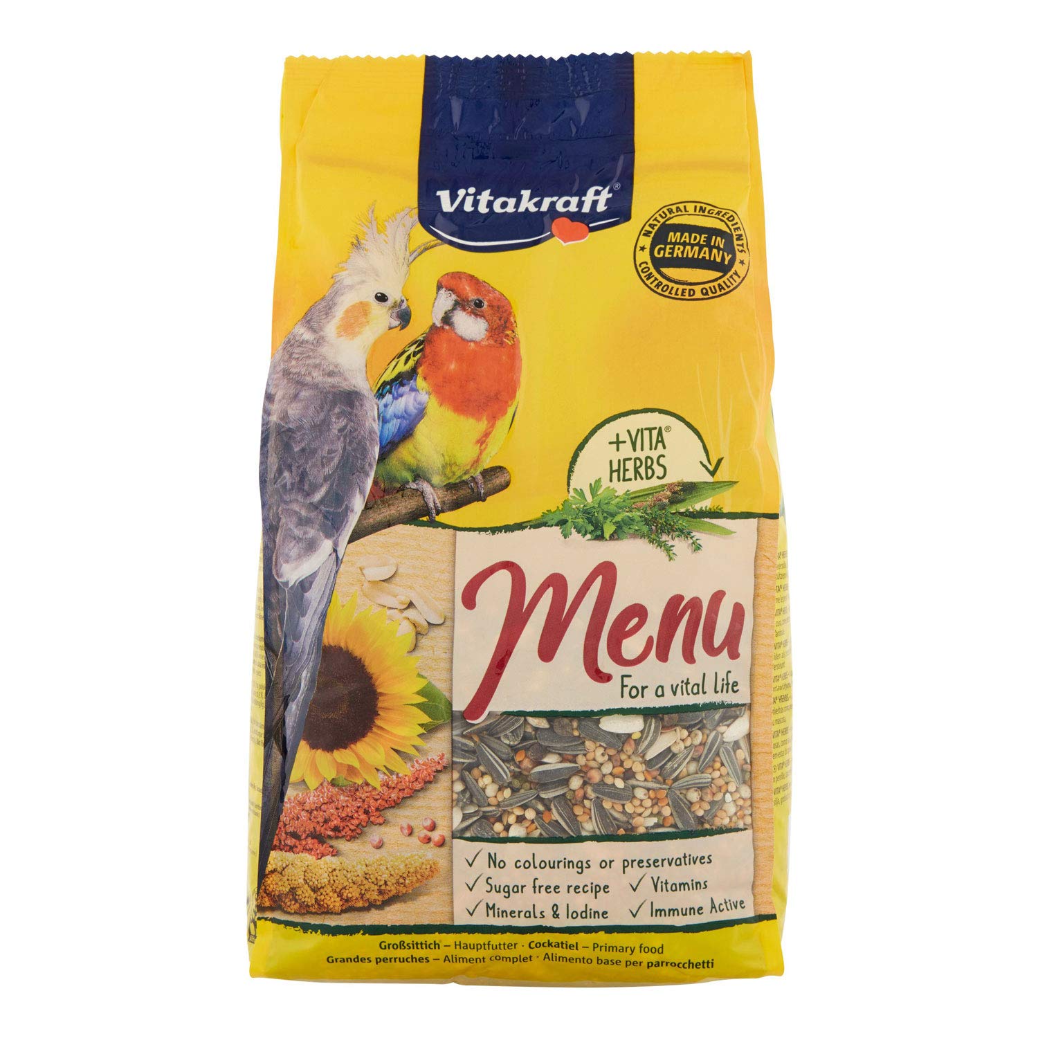 Vitakraft Premium Menu Großsittiche - 1 kg
