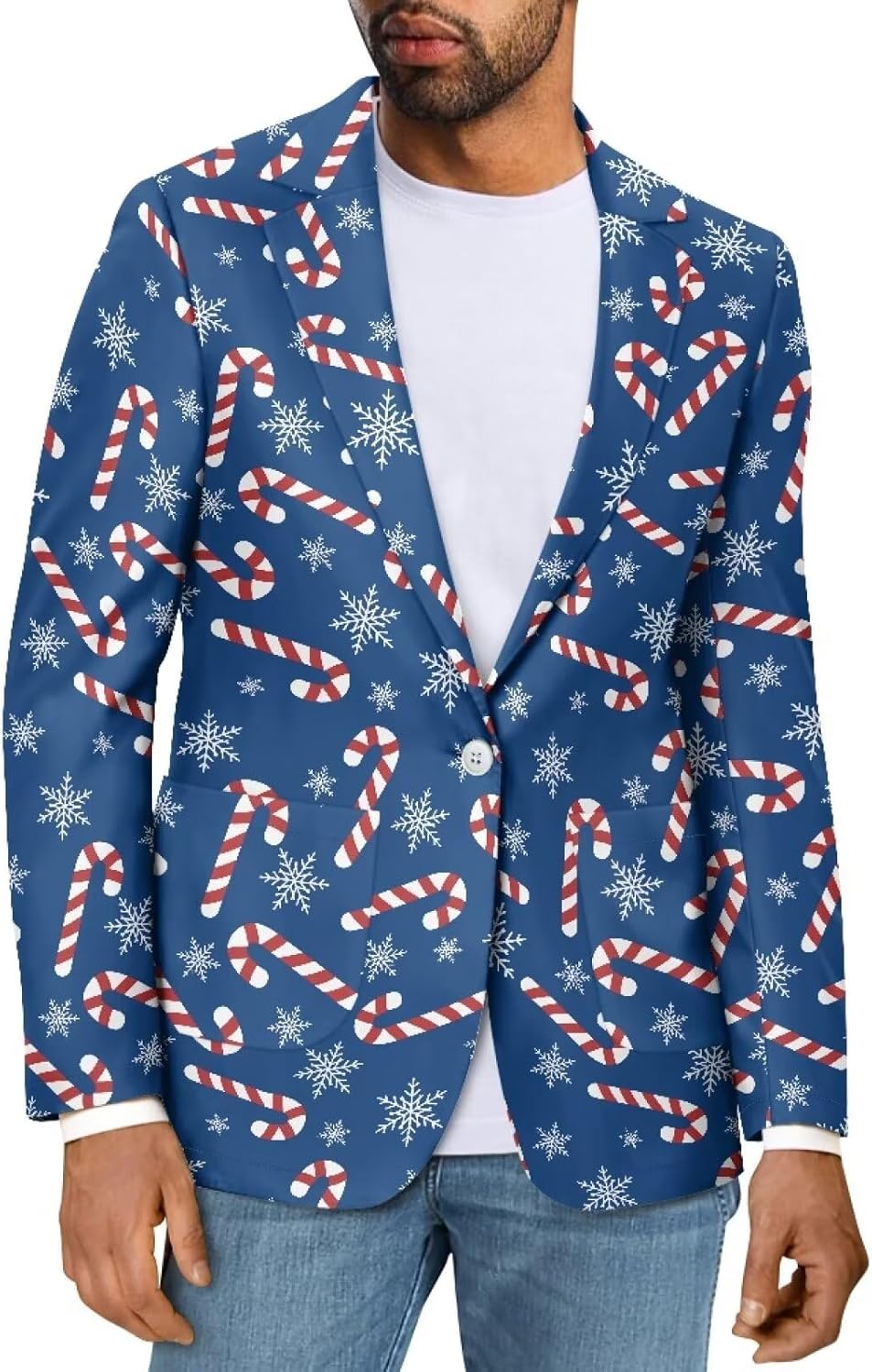 Men's Casual Lapel Blazer Muticolor One Button Suit Regular Fit Sports Coats Jackets for Prom,Party,Dinner