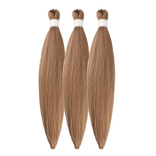 Brown Blonde Braiding Hair Pre Stretched 16Inch Box Braids Hair