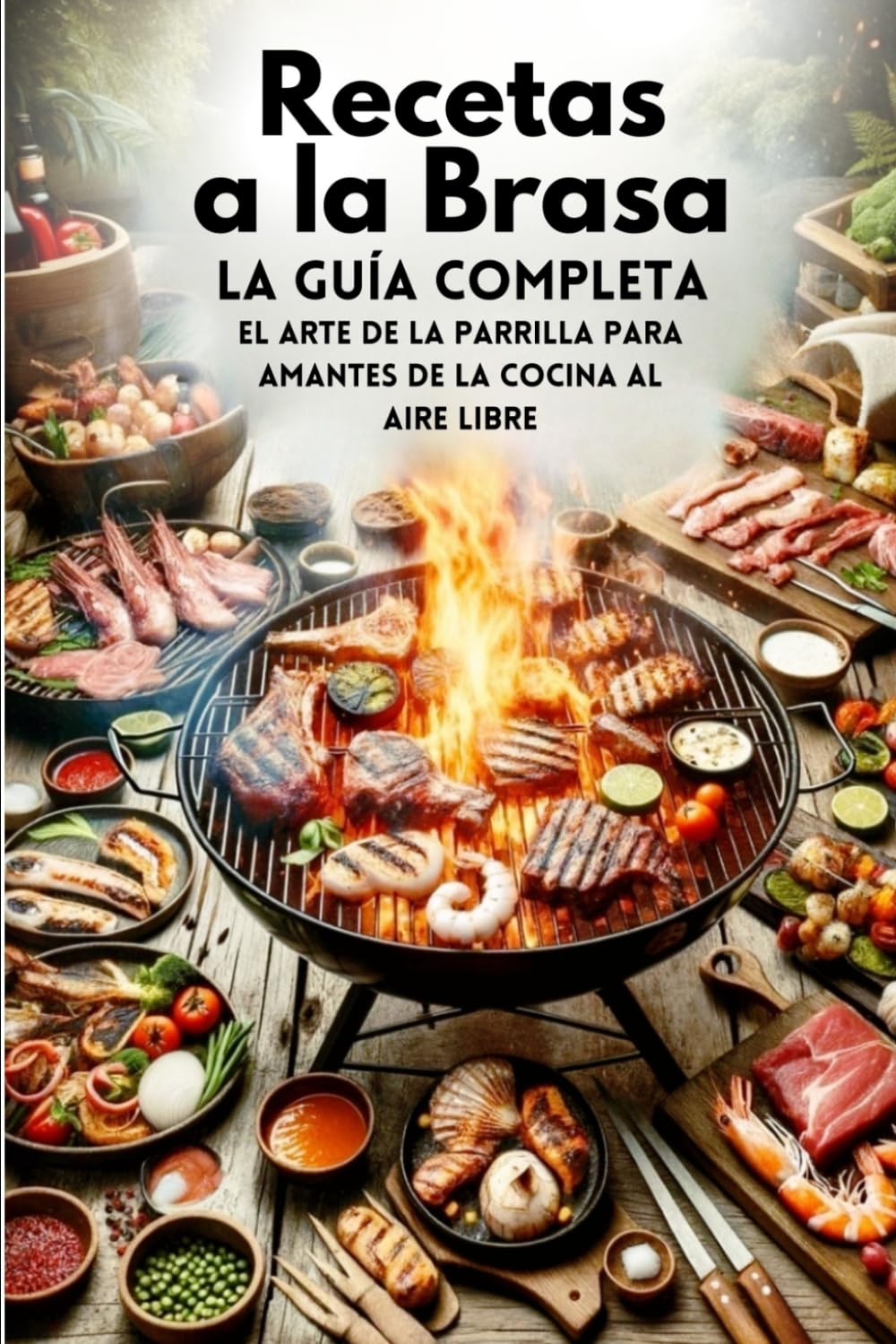 Recetas a la Brasa, la Guía Completa: El Arte de la Parrilla para Amantes de la Cocina al Aire Libre (libro recetas barbacoa gas)