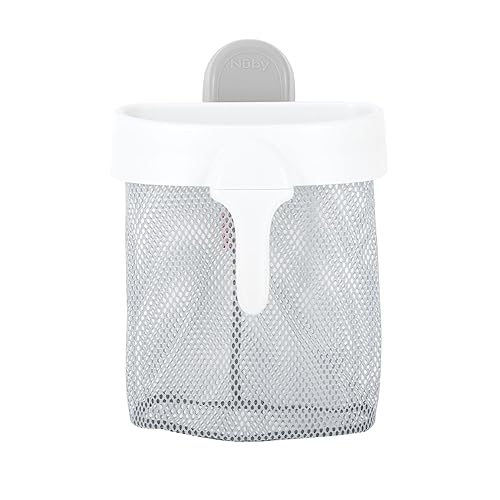 Miniatura 6 de Nuby Organizador de juguetes para bañera – Organizador de almacenamiento de juguetes de baño con bandeja antideslizante – Diseño de secado rápido y