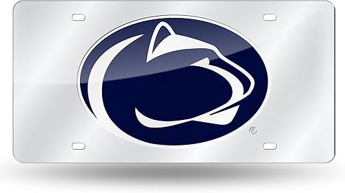 Miniatura 1140 de Rico Industries Placa de matrícula de metal con incrustaciones láser de Florida Gators de la NCAA plateado,Alternativo,Negro -,Negro/Plata,Azul,azul