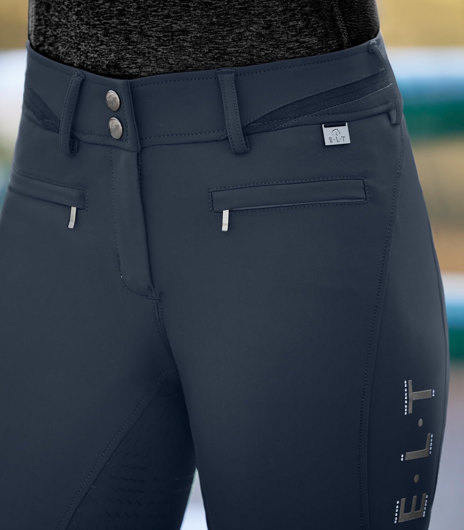 ELT Pantaloni da equitazione Maja Glam Curved a vita alta