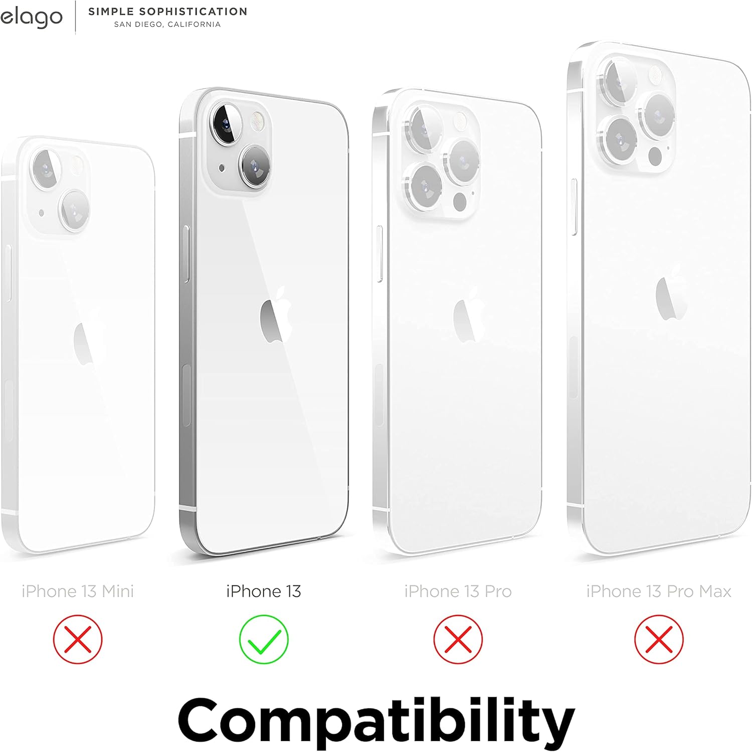 elago Glide Armor Case Designed for iPhone 13 Case, Drop Protection, Shockproof Protective TPU Cover, Upgraded Shockproof, Mix and Match Parts, Enhanced Camera Guard [Clear/Rose Gold]