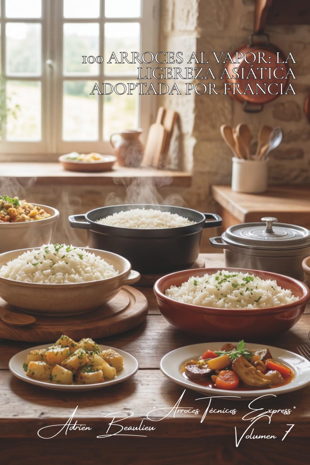 100 arroces al vapor: la ligereza asiática adoptada por Francia: Sin equipo especial, la cocción al vapor perfecta en su propia cocina (SERIE ARROZ ... “Arroces Técnicos Express” (8 libros))