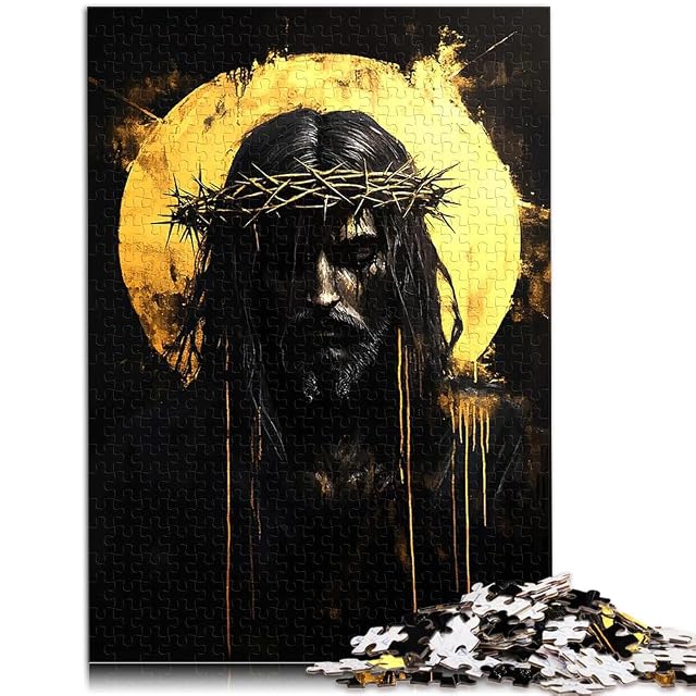 Foto 2 de 6 de Puzzles de 1000 Piezas para Adolescentes Pintura de Jesucristo Juguete de desafío de Juego Educativo Grandes…