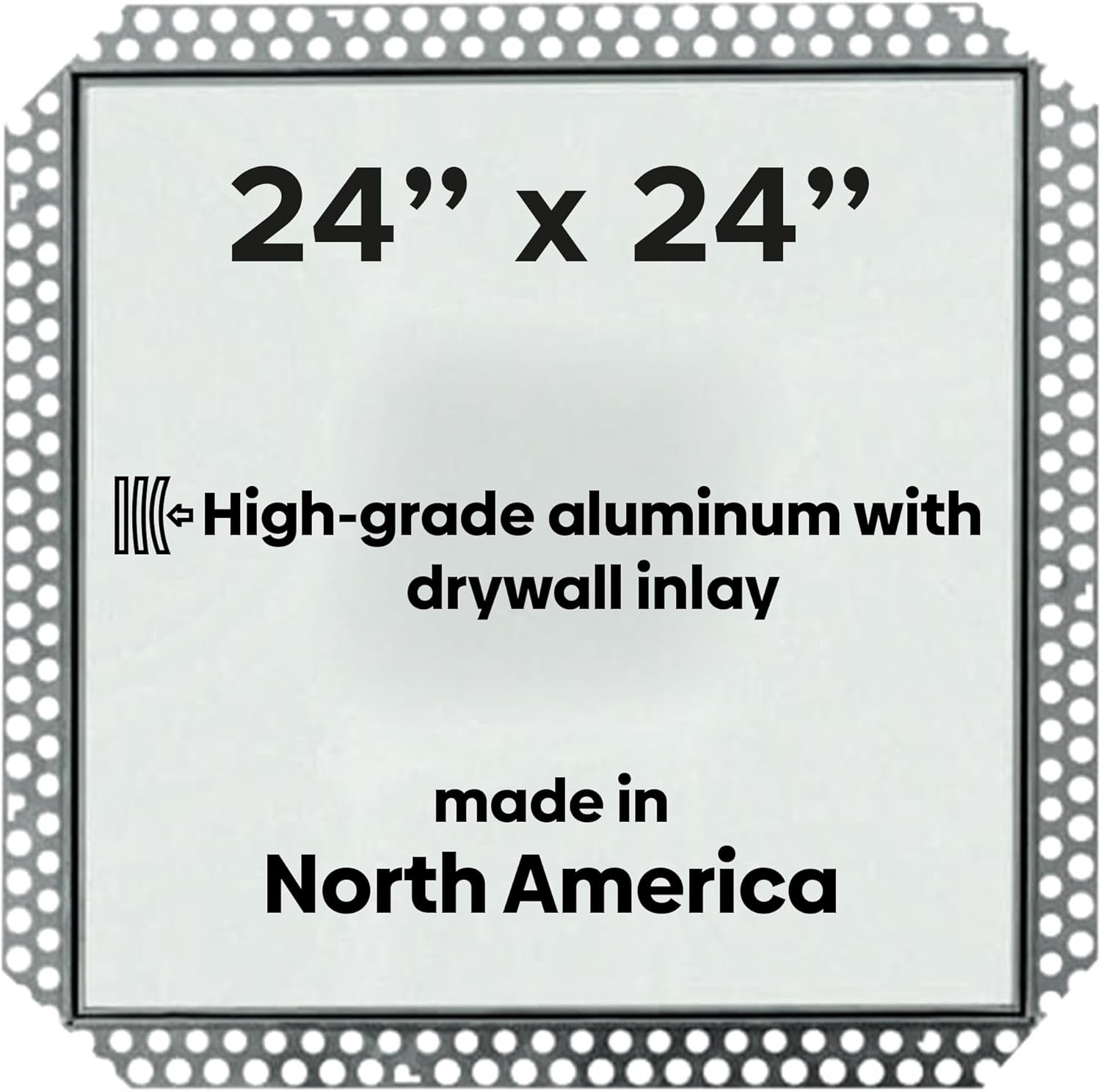 Best 24” x 24” Access Panel, HighGrade Aluminum Frame Removable with 5/8 Drywall