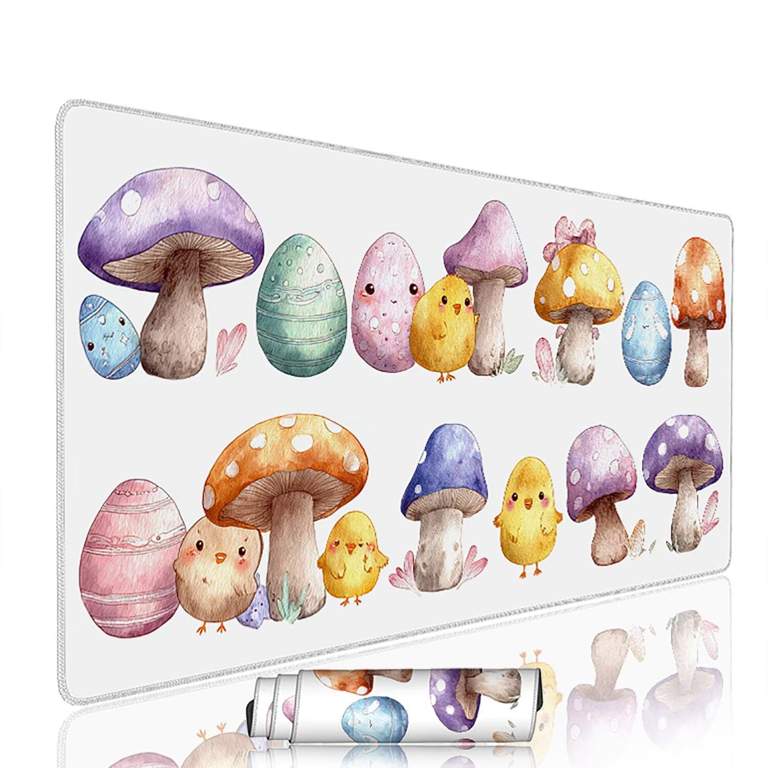 Kolorowa podkładka pod mysz podkładka pod mysz do gier XXL 1400 x 600 x 3 mm podkładka pod mysz gumowa podkładka grzybkowa duża podkładka pod rękę dla graczy akcesoria PC antypoślizgowe i wodoodporne