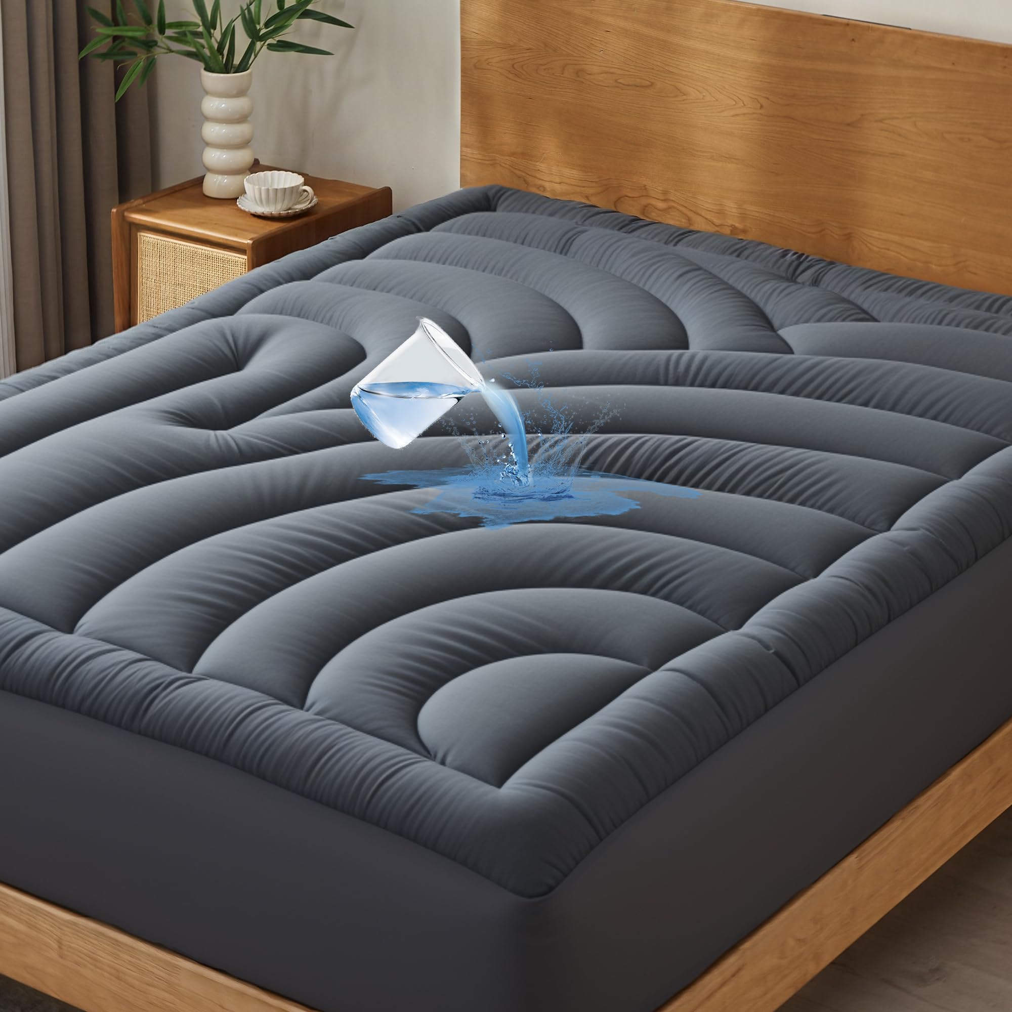 QUIETSEA Waterproof Mattress Pad