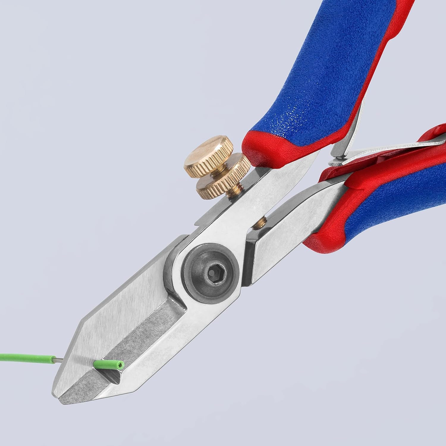 KNIPEX Szczypce precyzyjne do cięcia i ściągania izolacji dla elektroników z osłonkami wielokomponentowymi 140 mm, 11 82 130