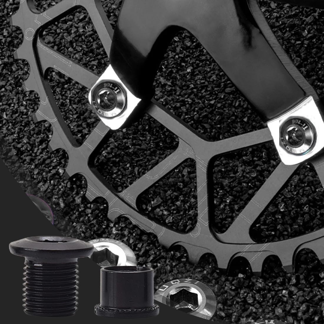 Bulloni Per Corone Bici - Set Da 5 Con Chiave, Per MTB E Bici Da Corsa - Foto 10