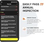 Ancel Echo OBD2 Scanner Bluetooth - Wireless Car Diagnostic Tool for iOS Android, All System Bidirectional Control Scan Tool, Automotive Code Reader with Reset, Battery Registration, Free Updates