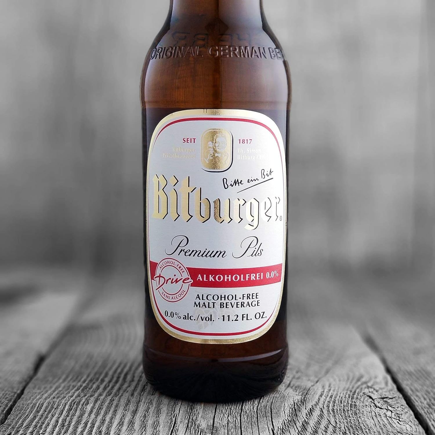 Bitburger Drive 0.00% Non-Alcoholic Beer - 11.2 Fl Oz, Germany Imported - 11.2 Fl Oz (Pack of 6)