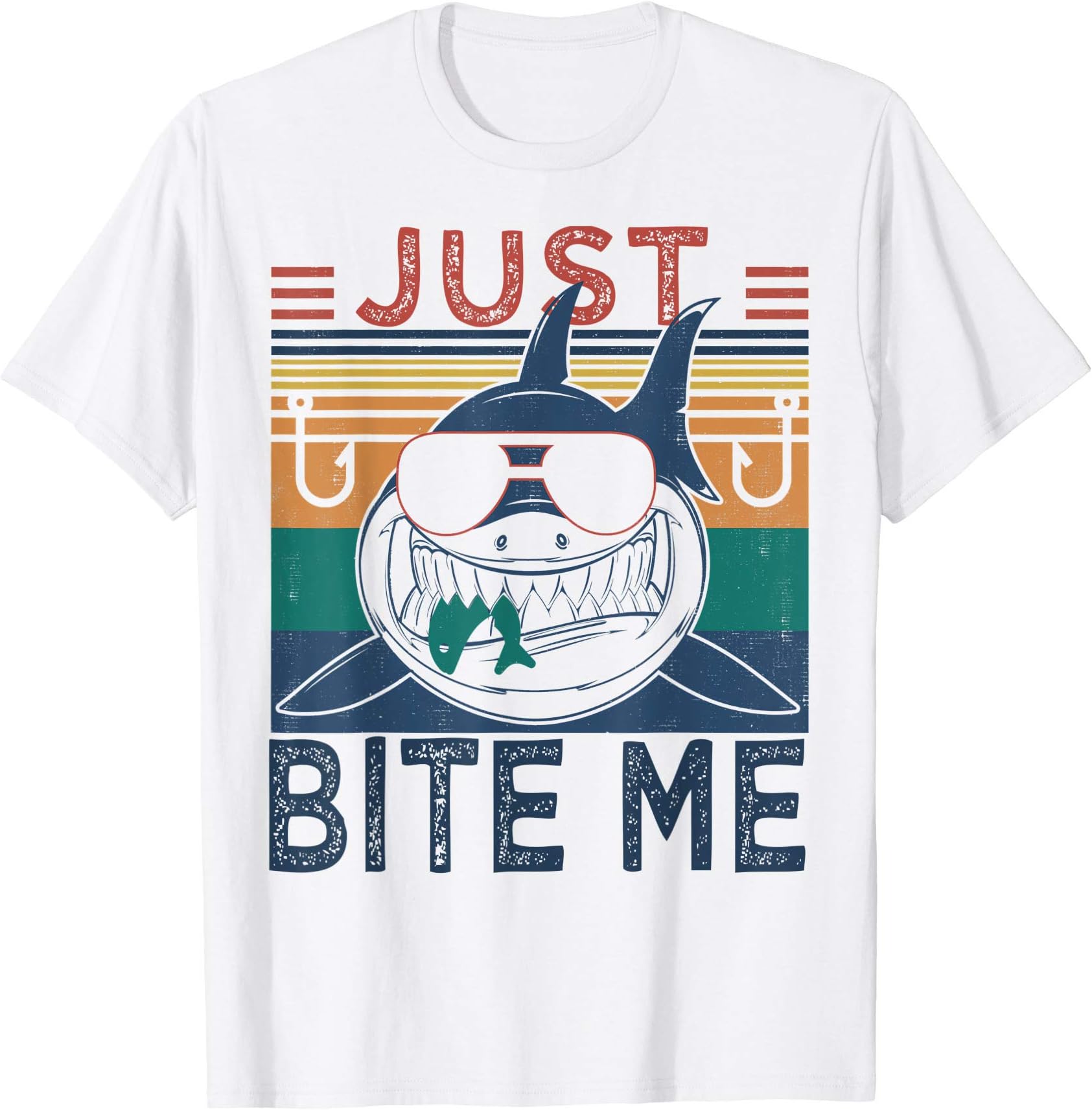 Just Bite Me Funny Shark Lovers GiftsJust Bite Me | Funny Shark Fishing | Shark Lovers T-Shirt