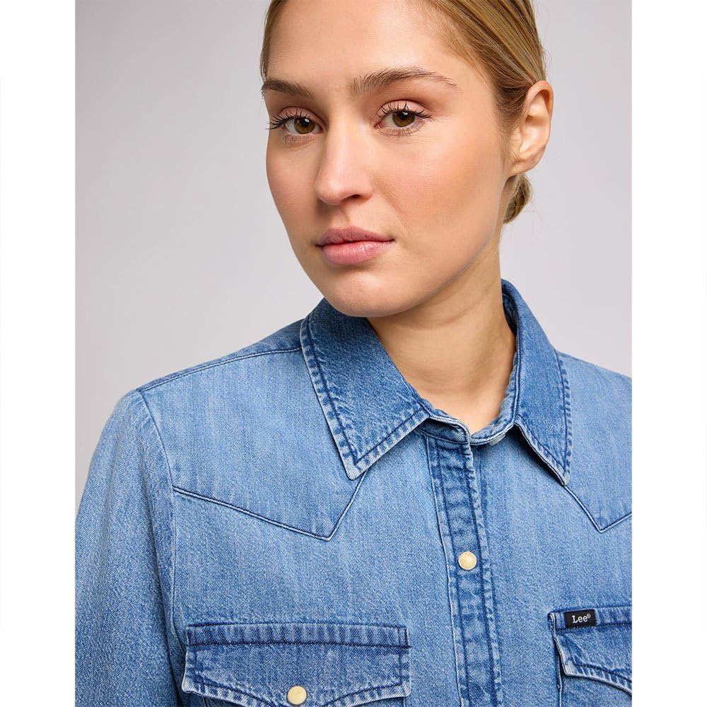 Lee - Bluse Damen - Regular Fit - Regular Western Shirt - Through The Woods