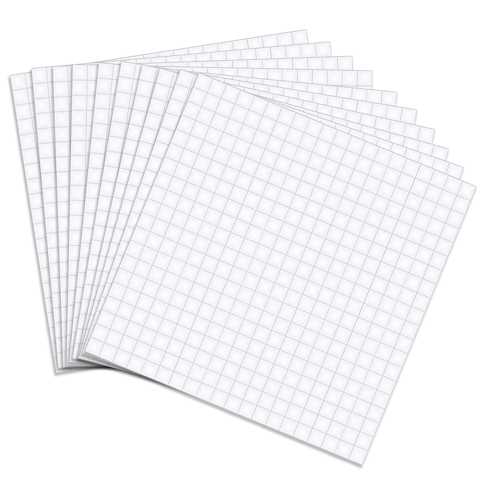 HONQX 3D Klebepads Klebepunkte Doppelseitig 4000 Stück 3D Doppelseitige Klebepads Klebepunkte Weiß 5mm Beidseitige Klebekissen zum Basteln