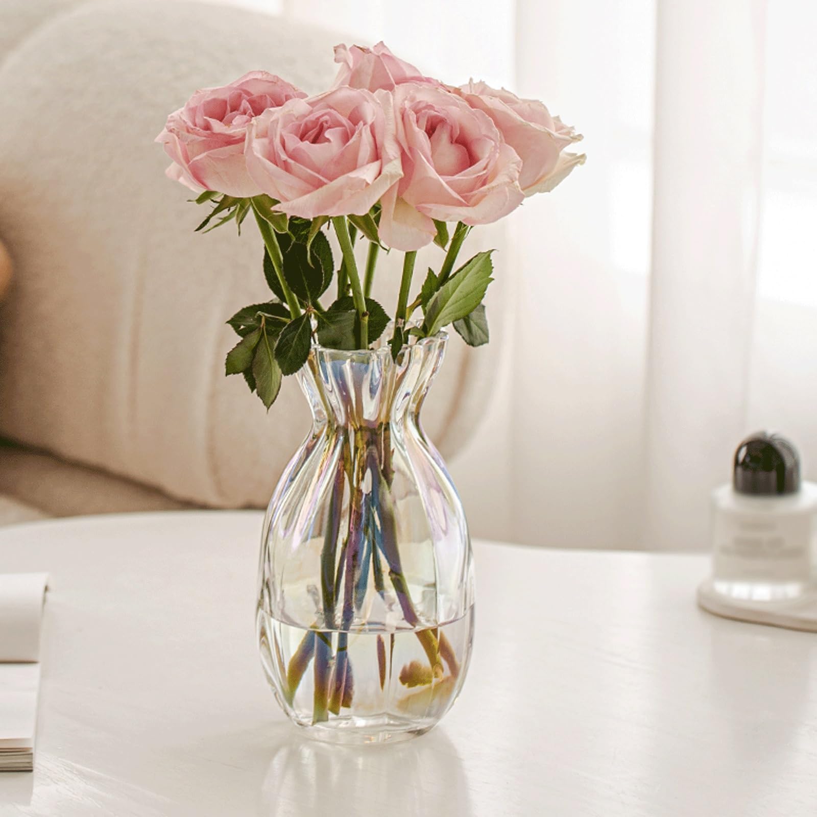 Jarrón de cerámica Jarrón Decorativo Moderno for Plantas, jarrones de Belleza versátiles for decoración Florero