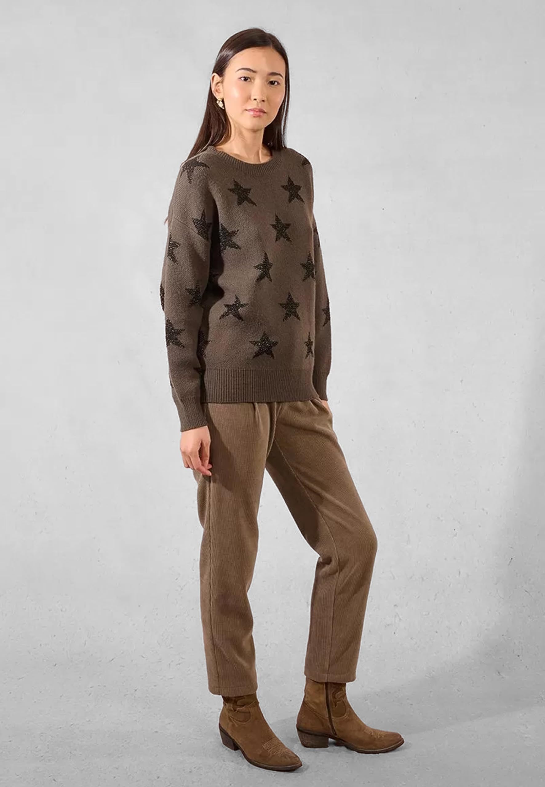 MOLLY BRACKEN Maglia Donna Girocollo Lurex LA855BDN