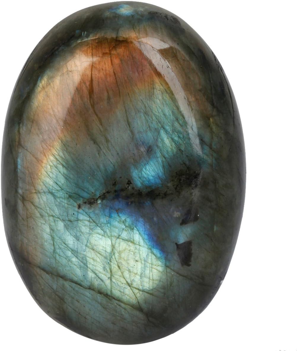 mookaitedecormookaitedecor Irregular Shape Labradorite Palm Stone Pocket Worry Stones Crystals Therapy Healing Meditation Home Decor