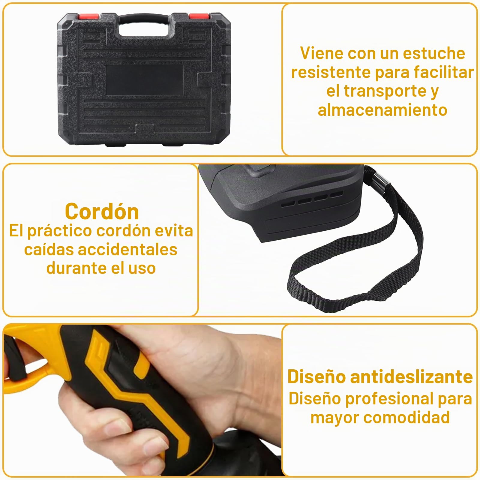 JIMACRO 35mm Tijeras Podar Electricas Brushless, 2 Niveles Ajustables Podadoras Profesionales con 2 * 2000mAh Baterías & LCD,Tijeras Eléctricas de Podar Inalámbricas para Jardinería Arboles Frutales