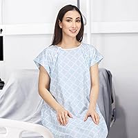 Vista 71 de NY Threads Women's Hospital Gown Soft and Stylish Patient Gown