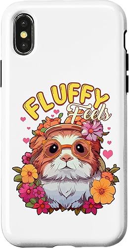 Miniatura 7 de iPhone 12 mini Fluffy Feels Retro Vintage Cute Guinea Pig Case