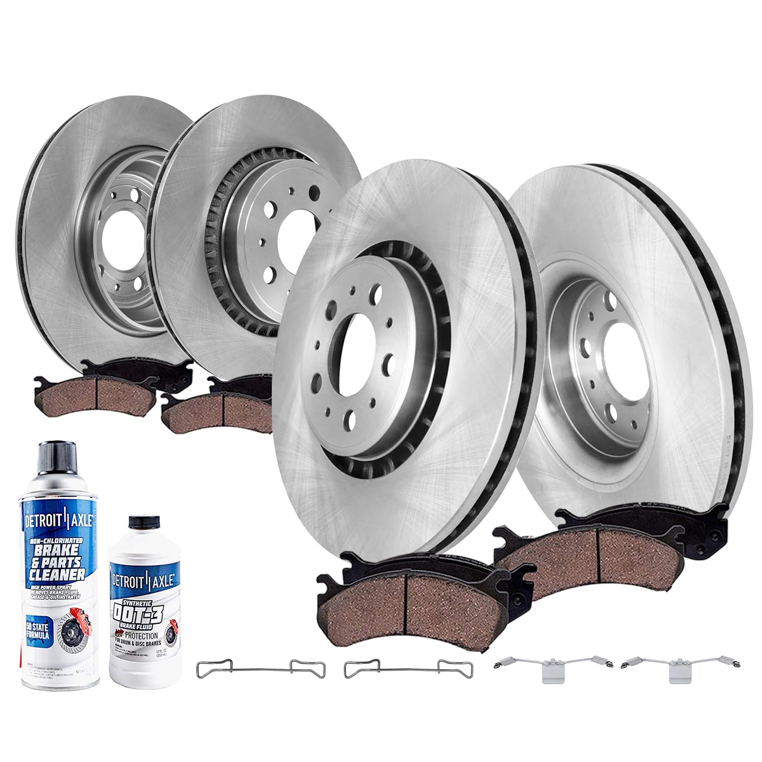 Detroit Axle - Brake Kit for 2003-2014 Volvo XC90