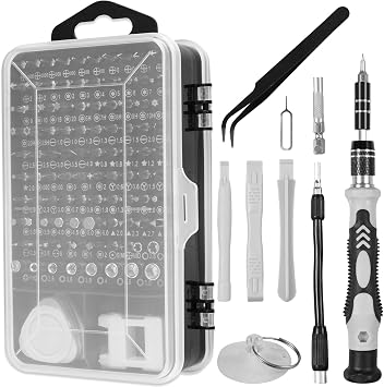115 in 1 Precision Screwdriver Set, High Hardness Alloy Steel Magnetic Repair Tool Kit, Small Screwdriver for Phone Computer Watch Laptop Eyeglass Game Console