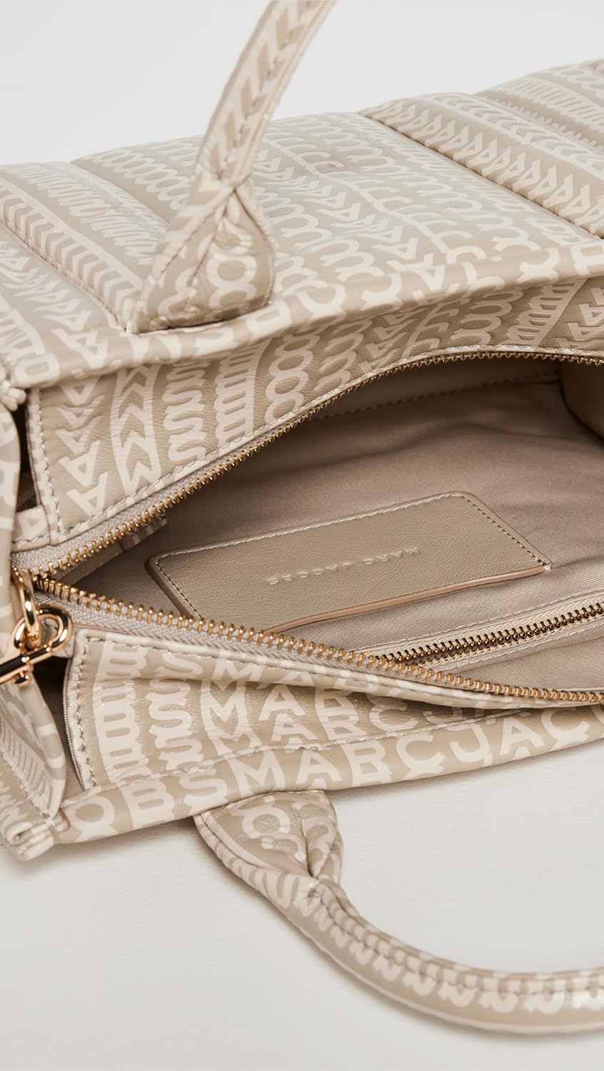 Marc Jacobs Women's The Small Tote, Khaki, Tan, Print, One Size