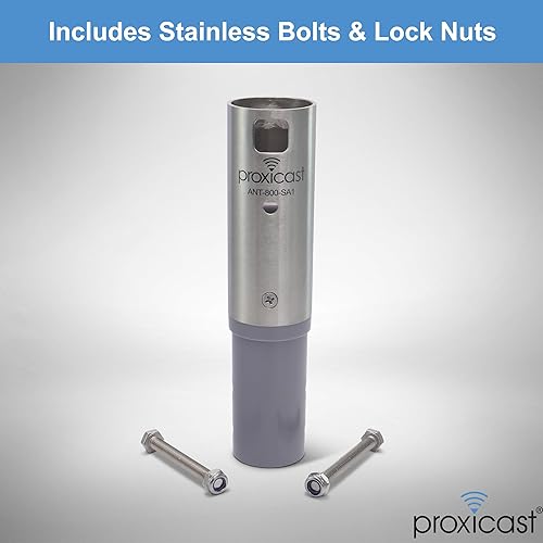 Miniatura 5 de Proxicast Starlink - Adaptador de antena para soportes de antena J-Max, acoplador de acero inoxidable para antena parabólica rectangular Starlink V2