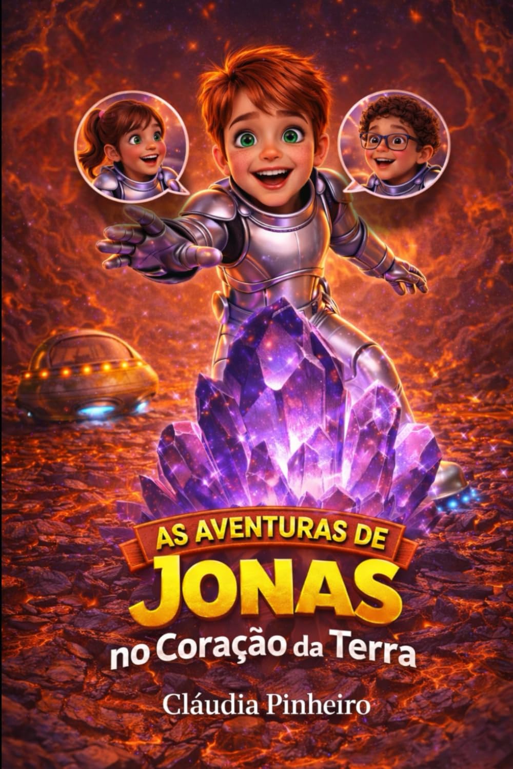 AS AVENTURAS DE JONAS – NO CORAÇÃO DA TERRA: Livro infantil educativo sobre Geografia e Ciências