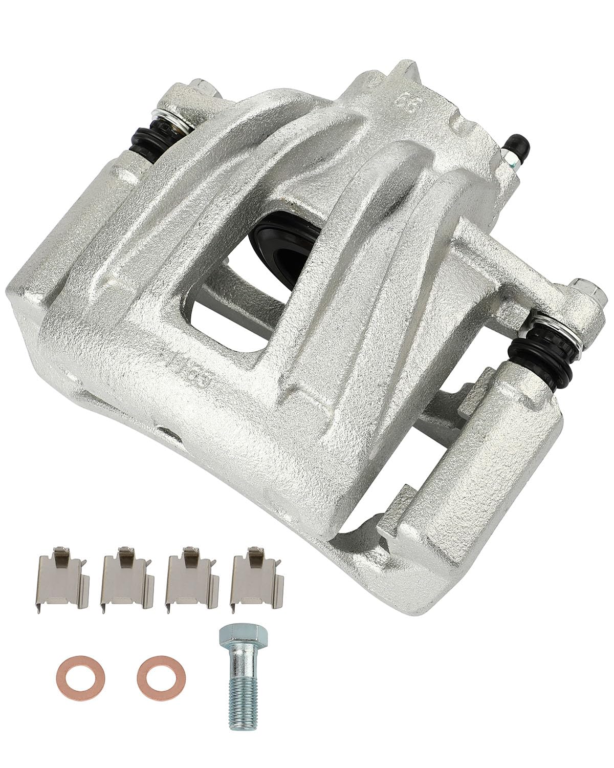 cciyu Front Right Brake Caliper Assembly w/Bracket 18B4844 For Jeep For Liberty 2.4L 2002-2005,For Jeep For Liberty 2.8L 2005-2006,For Jeep For Liberty 3.7L 2002-2007