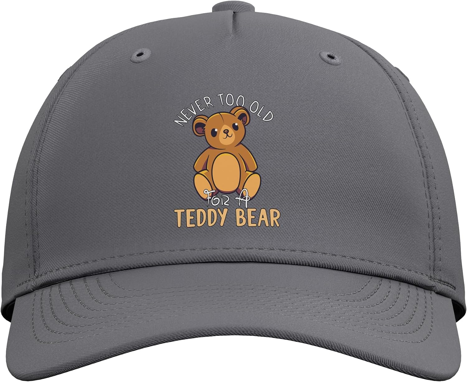 Teddy Bear Cute Bear Lover Plush Toy Aesthetic Gift Adjustable Baseball Hat image 2
