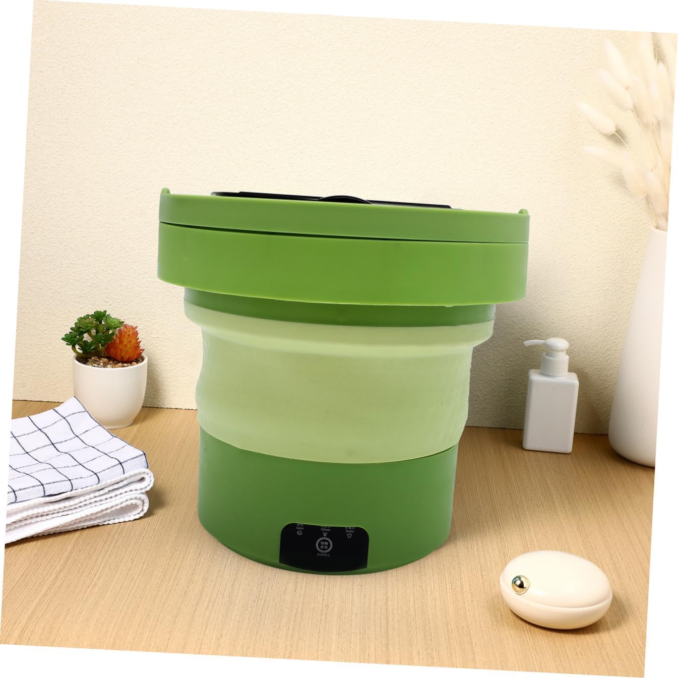 Zerodeko Portable Washing Machine 6l Capacity Small Laundry Washer for Camping and Travel with American Plug Lightweight Compact Washer for Socks and Clothes Cleaning