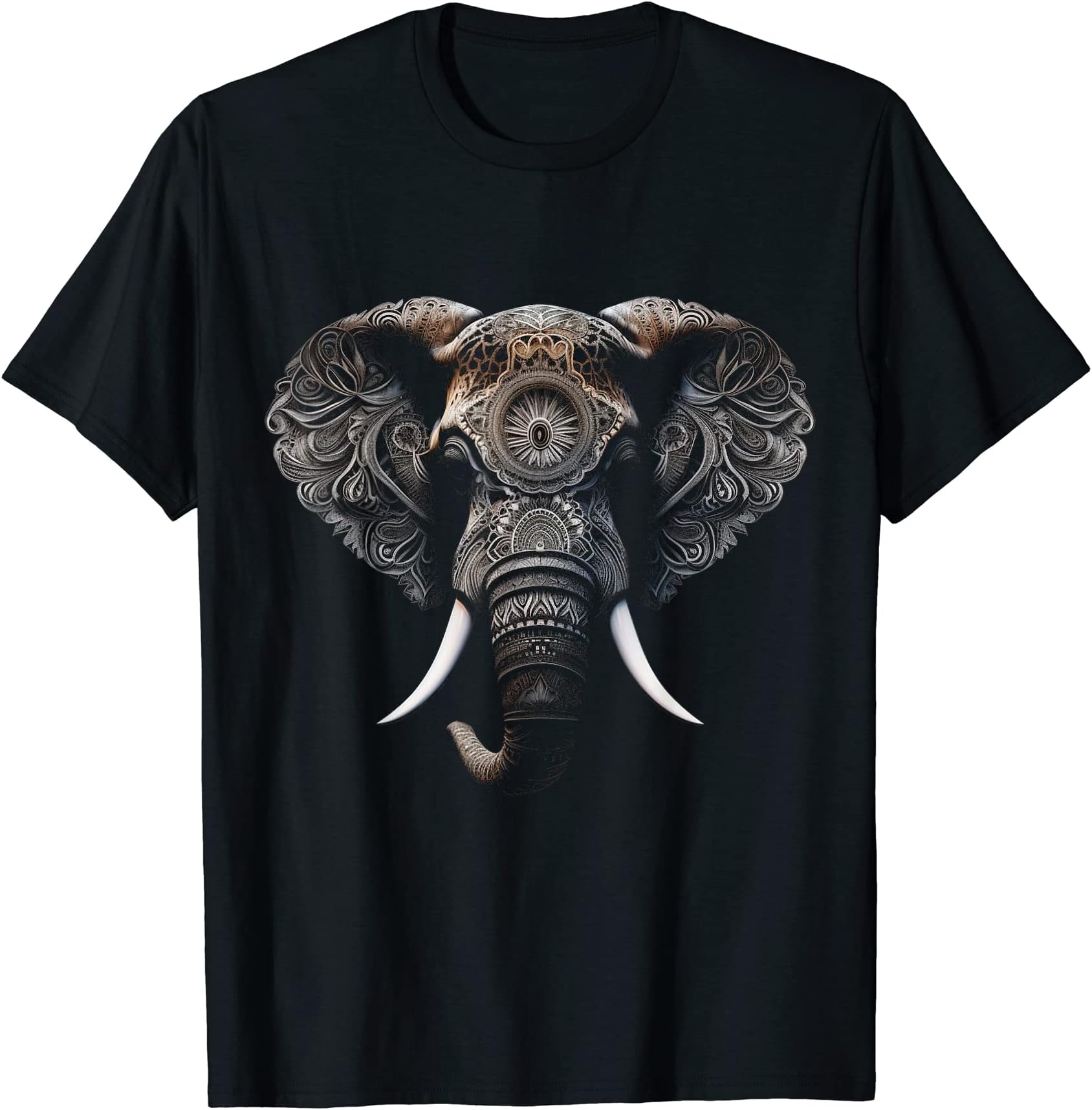 @n!malElephant Animal Africa Art Mandala Elephant T-Shirt