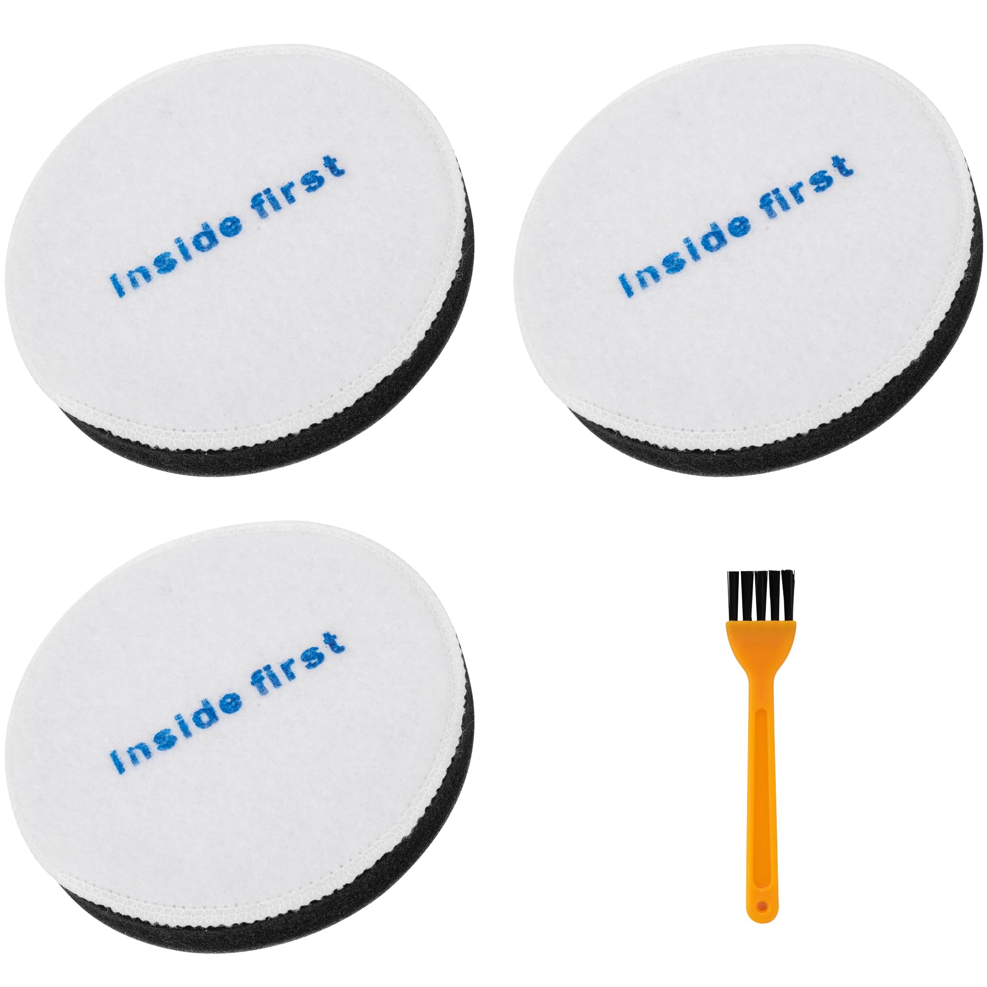 Ultra-Durable E0202 Powerspeed Pre Motor Filter for Eureka PowerSpeed NEU180 NEU180B NEU180C NEU182A NEU12CT NEU186 NEU188 NEU188A NEU190 NEU192A NEU202 - Replace part #E0202 by BlueStars - Pack of 3