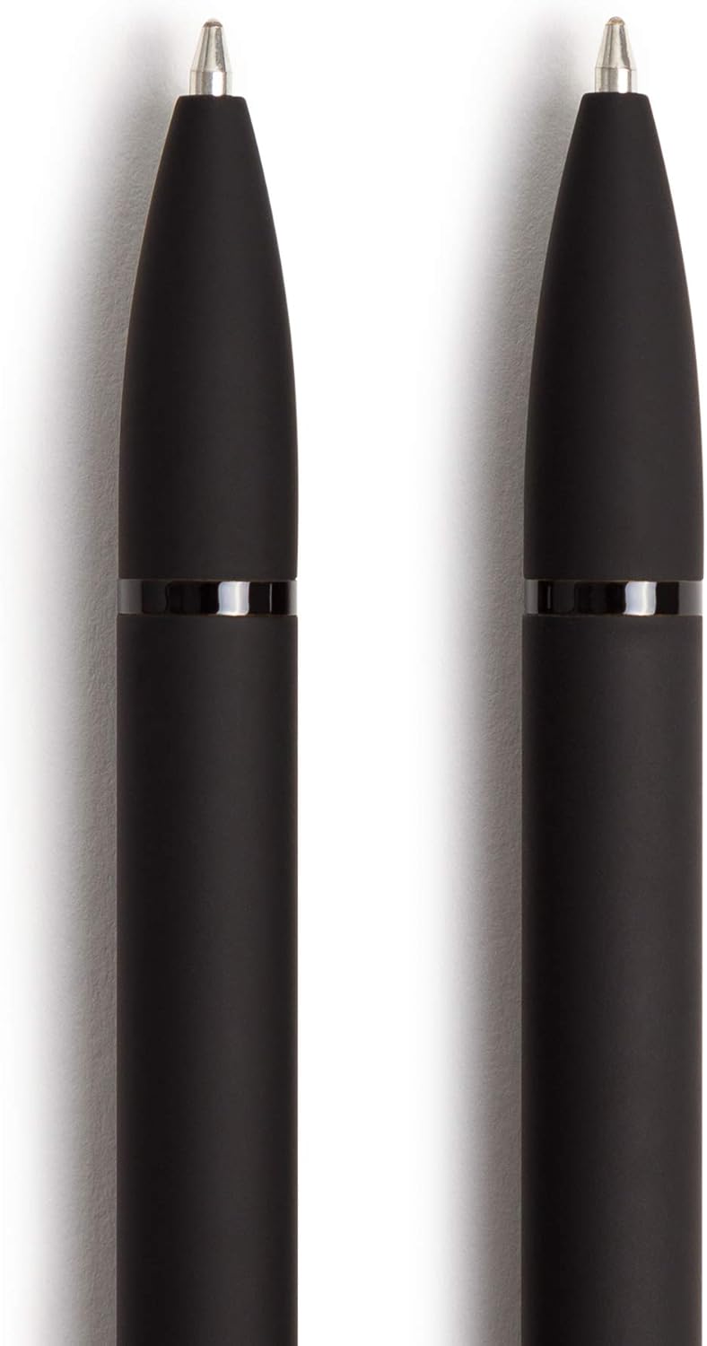 U Brands Soft Touch Midnight Monterey Ballpoint Pens, 1 mm, 4 Count (5136E06-24) & Soft Touch Catalina Felt Tip Pens, 0.7mm, Assorted Ink Colors, 6 Count (4374E06-24)