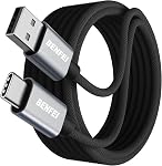 BENFEI USB C Cable, [3A, 6.6ft] QC 3.0 Fast Charging Type C Cable, Tangle-Free Silicone for Samsung Galaxy Note 10 Note 9/S10+ S10, LG V30