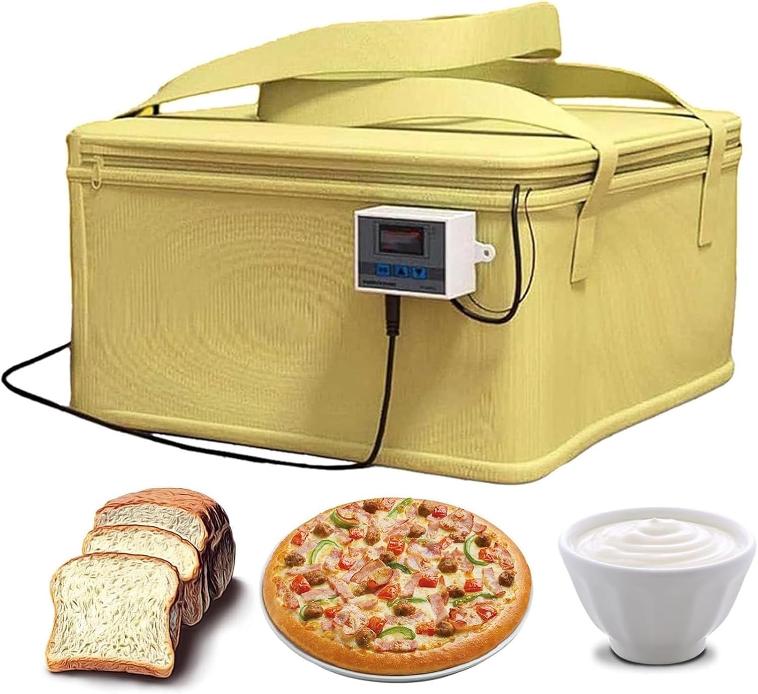 Proofing Box with Temperature Control, Dough Proofing Box for Making Bread, Dough Proofing Kit