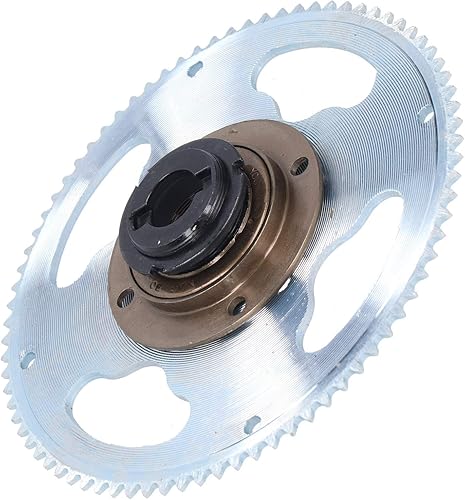 Miniatura 4 de Fydun 25H 80 dientes, juego de conectores, accesorios eléctricos Freewheel adaptador bielas con rueda libre juego de bielas para modificación