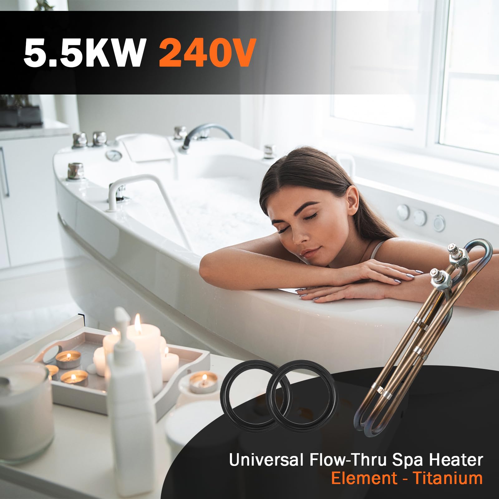 Hasanbar 55KW 240V Universal Heating Element Replacement